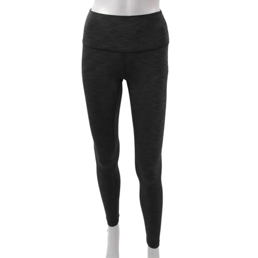 Lululemon Women Ankle Jegging Dark Gray Nylon Solid Fall Size 4